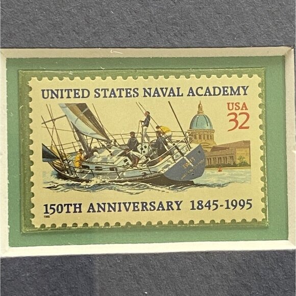 Anton Otto‎ Fischer Framed Art Print Duel in the Wind Commemorative Stamps 18x22 - Picture 6 of 16